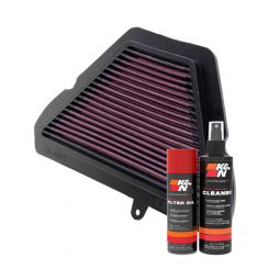 K&N Air Filter TB-1005 + Aerosol Recharge Kit