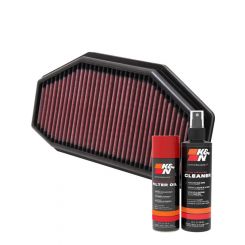 K&N Air Filter TB-1011 + Aerosol Recharge Kit