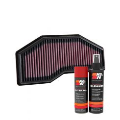 K&N Air Filter TB-1016 + Aerosol Recharge Kit