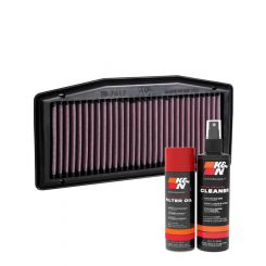 K&N Air Filter TB-7617 + Aerosol Recharge Kit