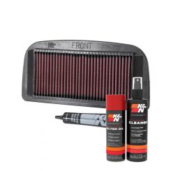 K&N Air Filter YA-1002 + Aerosol Recharge Kit