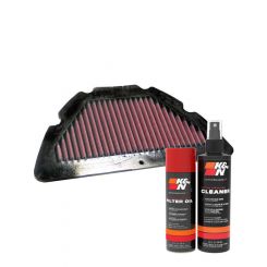K&N Air Filter YA-1004 + Aerosol Recharge Kit