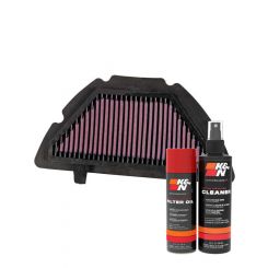 K&N Air Filter YA-1007 + Aerosol Recharge Kit