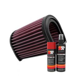 K&N Air Filter YA-1301 + Aerosol Recharge Kit