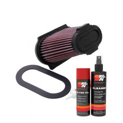 K&N Air Filter YA-6601 + Aerosol Recharge Kit