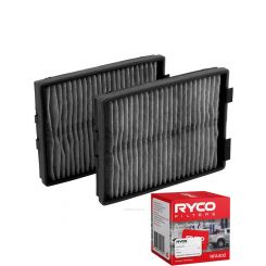 Ryco Cabin Air Filter Activated Carbon RCA126C + Service Stickers