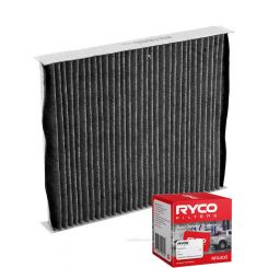 Ryco Cabin Air Filter Activated Carbon RCA191C + Service Stickers