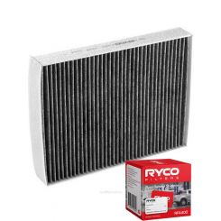 Ryco Cabin Air Filter Activated Carbon RCA217C + Service Stickers