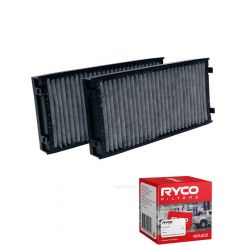 Ryco Cabin Air Filter Activated Carbon RCA305C + Service Stickers