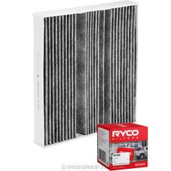 Ryco Cabin Air Filter Activated Carbon RCA420C + Service Stickers