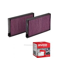 Ryco Cabin Air Filter Microshield RCA277MS + Service Stickers