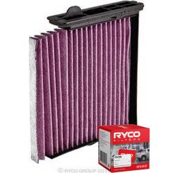 Ryco Cabin Air Filter Microshield RCA284MS + Service Stickers