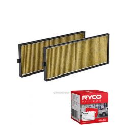 Ryco Cabin Air Filter N99 MicroShield RCA107M + Service Stickers