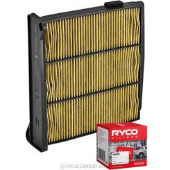 Ryco Cabin Air Filter N99 MicroShield RCA206M + Service Stickers