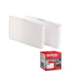 Ryco Cabin Air Filter N99 MicroShield RCA269P + Service Stickers