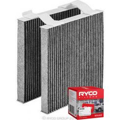 Ryco Cabin Air Filter N99 MicroShield RCA353C + Service Stickers