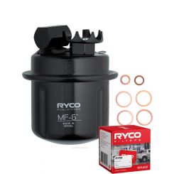 Ryco Fuel Filter MF6 + Service Stickers