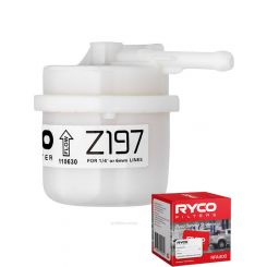 Ryco Fuel Filter Z197 + Service Stickers