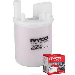 Ryco Fuel Filter Z650 + Service Stickers