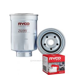 Ryco Fuel Filter Z699 + Service Stickers