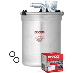 Ryco Fuel Filter Z799 + Service Stickers