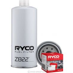Ryco Fuel Filter Z822 + Service Stickers