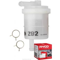 Ryco Fuel Filter Z92 + Service Stickers