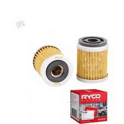 Ryco Motorcycle Oil Filter RMC116 + Service Stickers