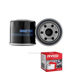 Ryco Motorcycle Oil Filter RMZ102 + Service Stickers