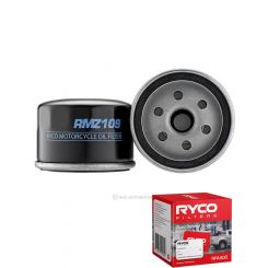 Ryco Motorcycle Oil Filter RMZ109 + Service Stickers