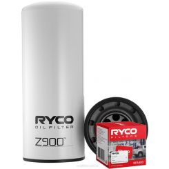 Ryco Oil Filter Heavy Duty Spin-On Z900 + Service Stickers