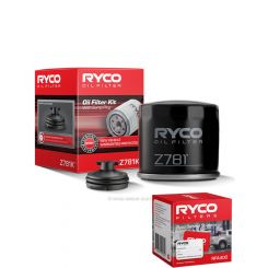 Ryco Oil Filter Kit Z781K + Service Stickers