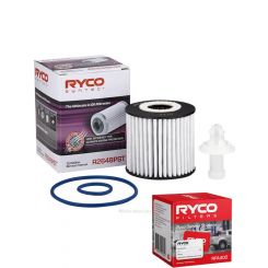 Ryco Syntec Oil Filter R2648PST + Service Stickers