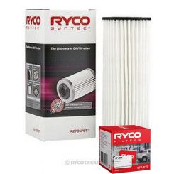 Ryco Syntec Oil Filter R2735PST + Service Stickers