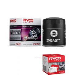 Ryco Syntec Oil Filter Z145AST + Service Stickers