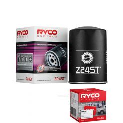 Ryco Syntec Oil Filter Z24ST + Service Stickers
