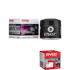 Ryco Syntec Oil Filter Z79AST + Service Stickers