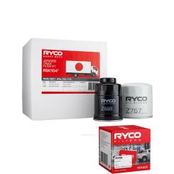 Ryco Truck Filter Service Kit RSK104 + Service Stickers