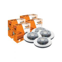 Bremtec Front & Rear Disc Brake Rotors