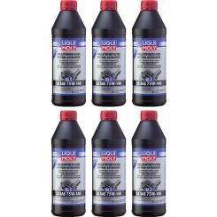 6 x Liqui Moly Fully Synthetic Hypoid Gear Oil GL5 LS SAE 75W-140 1L