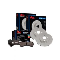 DBA Front Disc Rotor + Street Series Brake Pads