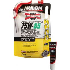 Nulon 75W-85 Diff Transfer Case Transaxle Oil 1L + Gearbox Diff Treatment 125ml