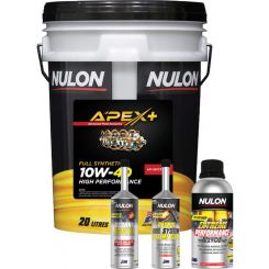 Nulon Apex+ 10W-40 Engine Oil 20L + Octane Booster, Treatment & Extreme Clean