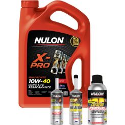 Nulon X-Pro 10W-40 Engine Oil 5L + Octane Booster, Treatment & Extreme Clean