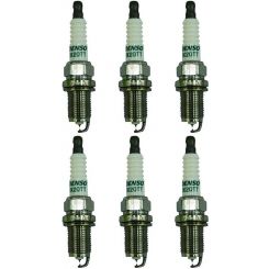 6 x Denso HP Iridium Twin Tip TT Spark Plugs IK20TT