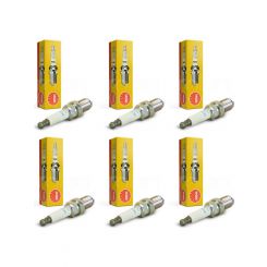 6 x NGK Spark Plugs BKR6EK