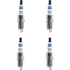 4 x Bosch Spark Plugs Double Iridium P2P FR7KII35T