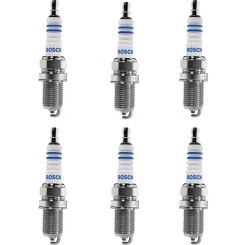 6 x Bosch Spark Plugs Nickel HR8MCV+