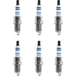 6 x Bosch Spark Plugs Double Iridium P2P VR7TII35U