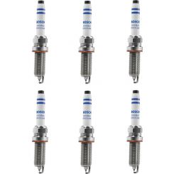 6 x Bosch Spark Plugs Double Iridium YR6NI332S